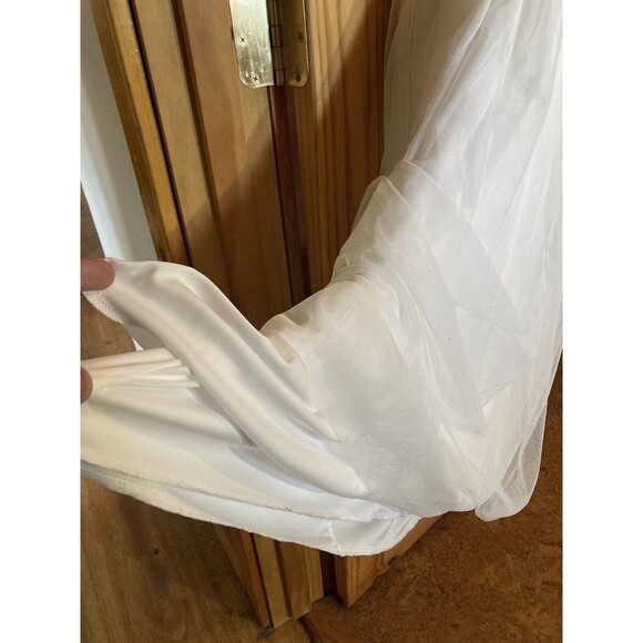 Emerald Sundae Dress Sz 7 Ivory Metallic Embroidered Wedding Party Ball Gown New - Picture 12 of 15